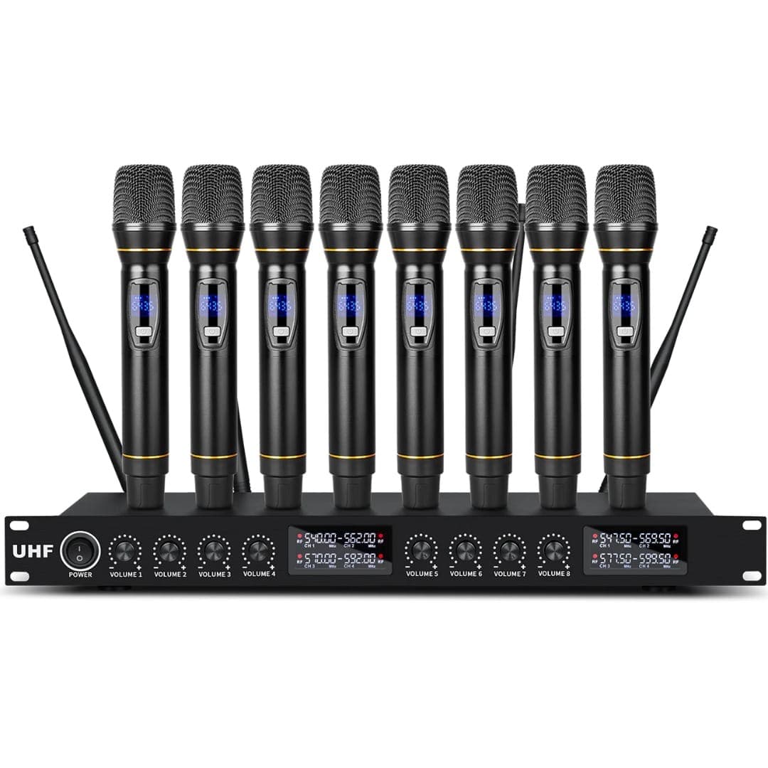 Système de micros sans fil UHF 8 canaux